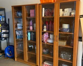 2 Glass Cabinets