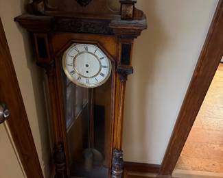 Antique grandfather clock 