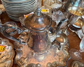 Silver tea set 