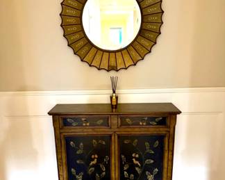 $400 Uttermost Amberlyn style Sunburst Mirror 32" diameter