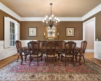 10x14 Hand Woven Rug made in Jaipur India. High knot count. Rustic Red and Ivory. Herbal Wash Jaipur. Bought in 2008. Protected and from a Pet and Smoke Free Home. 