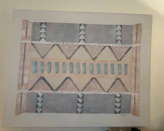 R. Atkins Signed Southwestern Oil on Canvas