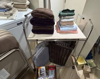Utility Cart & Bath Linens