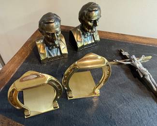 Brass Bookends 