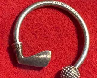 Tiffany & Co Sterling Keychain