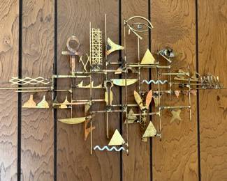 William Bowie Brutalist Wall Sculpture