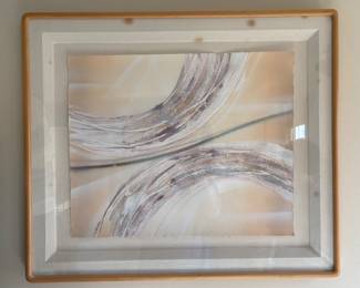 Julie Salizar Signed Abstract Painting