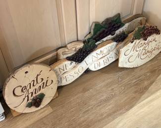 Italian Quotes Wall Art