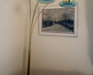 MCM Multi Light Arc Floor Lamp