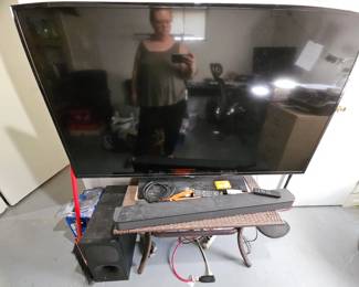 50" tv and speakers