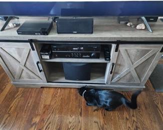 Farmhouse entertainment center and sound system