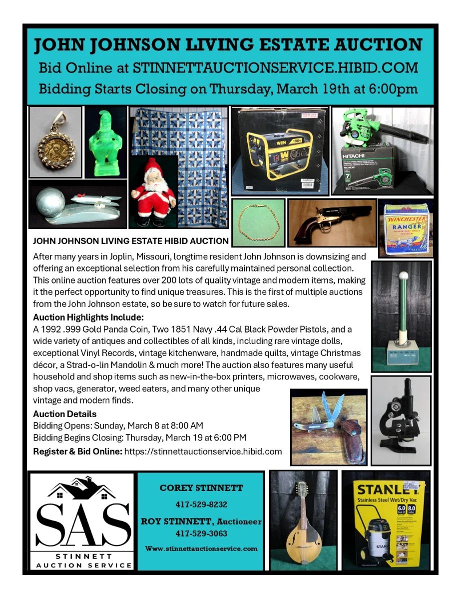 JOHNSON ESTATE HIBID FLYER