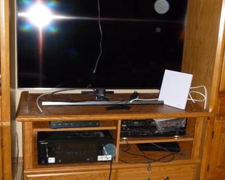 TV, tv cabinet, etc