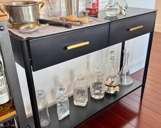 West Elm Hot Rolled Steel 42" Bar Console