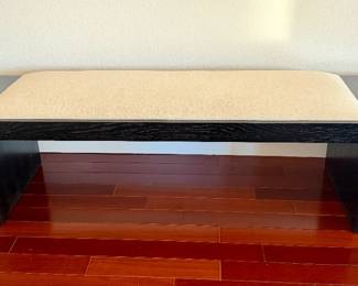 Alexander Furniture Bouclé Bed Bench 66” wide x 18” deep x 17.5” high.