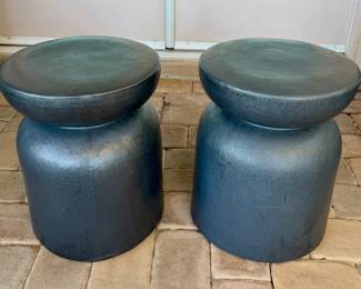 Made Goods Outdoor Side Tables – Set of 2 33” W x 34” D x 33” H