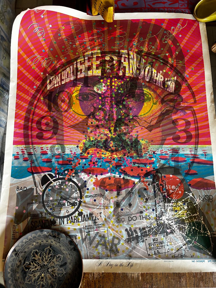 Original Beatles Poster (A Day in the life)