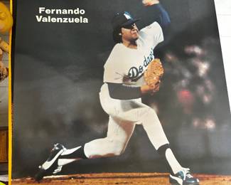 Signed Dodgers Poster