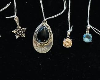Sterling Silver Pendants - Note- Jewelry is not kept at the house before of after sale hours