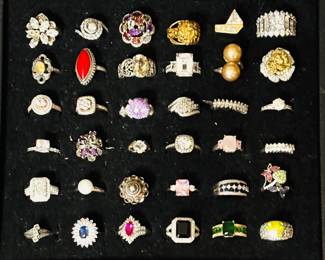 Sterling Silver / Gemstone Rings