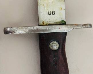 Bayonet reverse side US