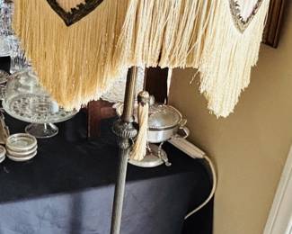 Vintage Floor Lamp with Metal Base