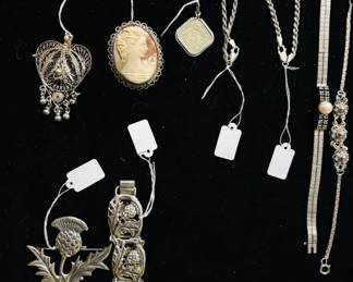 Sterling Silver Bracelets / Pendants - Note- Jewelry is not kept at the house before of after sale hours