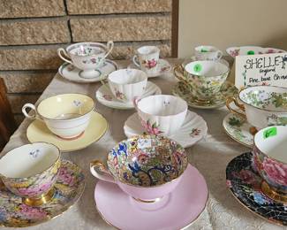 Shelley cups & saucers
