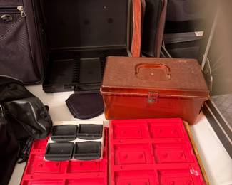 Tape cassette holder, sewing case