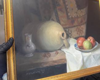 Original oil on board, signed by the artist