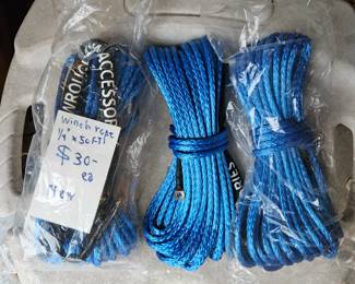 New winch ropes $30 each