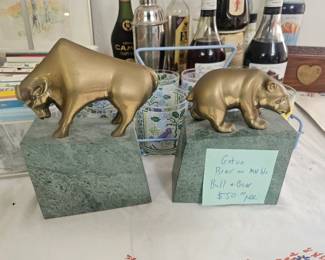 Very heavy book ends manufactured by GATCO $50