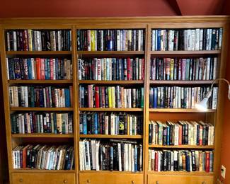 Over 2000 mostly Fiction hard covers with dust jackets in very good condition