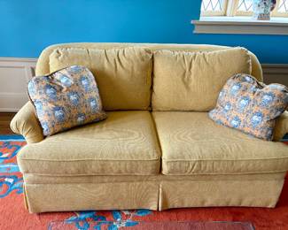 Sherrill Loveseat those waves are just in the photo