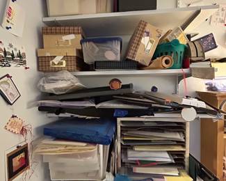 Assorted Crafts Supplies and Papergoods