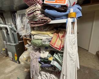 Huge Sewing Fabric Craft Lot Quilting Material Holiday Fabric Scrap Estate Cleanout