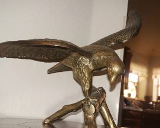 BRASS EAGLE STATUE