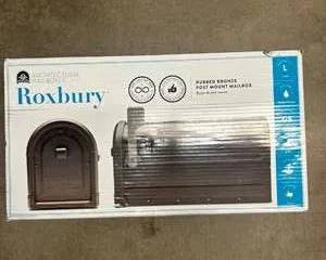 Architectural Mailboxes Roxbury Post Mount Mailbox Rubbed Bronze