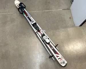 K2 JSR 136 cm Youth Skis w/ Bindings Sports Authority with Ski Poles