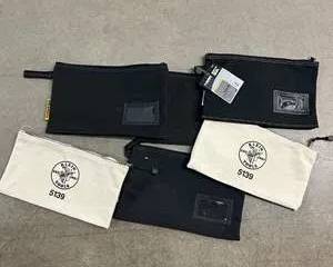 Lot of 6 Tool & Document Bags – Klein Tools 5139, Husky & Workforce