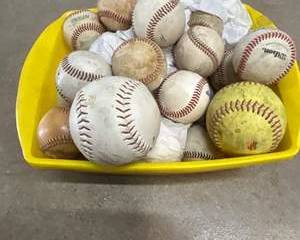 Mixed Lot Used Baseballs – Practice Balls (Wilson, Rawlings & Others)
