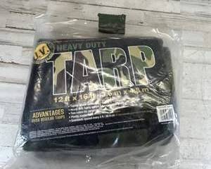 Heavy Duty Camouflage Tarp 12 ft x 16 ft Outdoor Utility Cover