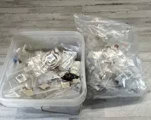  Large Costume Jewelry Lot Earrings Bracelets Floating Locket Charms Retail Mix