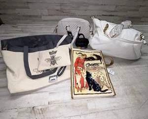 ixed Designer Handbag Lot Steve Madden Buttercream Tote Crossbody Pouch Bags