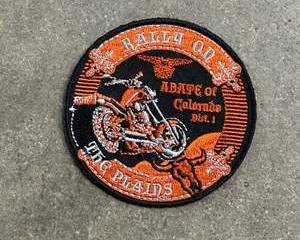  Harley Owners Group Rally Patch – ABATE of Colorado Calhan Pikes Plains