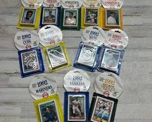1992 MLB Team Baseball Card Set Lot Astros Cubs Yankees Mariners Mets Orioles