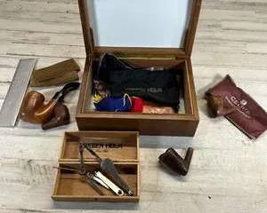 Preben Holm Danish Pipe Set w/ Box Pipes & Smoking Accessories Denmark