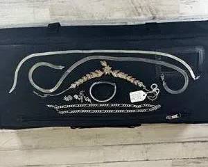 Mixed Sterling Silver Jewelry Lot – Herringbone Necklace Bracelet Chains & Filigree Necklace