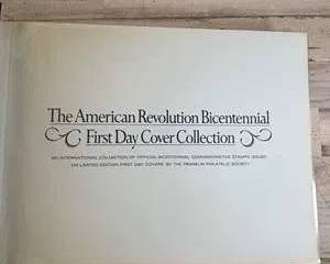 American Revolution Bicentennial 1776–1976 First Day Cover Stamp Album International FDC Collection