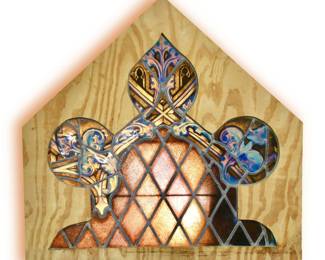 STAINED GLASS WINDOW FROM CATHEDRAL